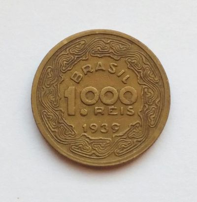 Лот: 19681573. Фото: 1. Бразилия. 1000 рейс 1939. Америка