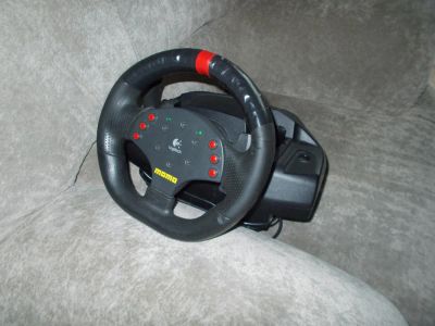 Лот: 6071028. Фото: 1. Руль logitech momo racing. Рули, джойстики