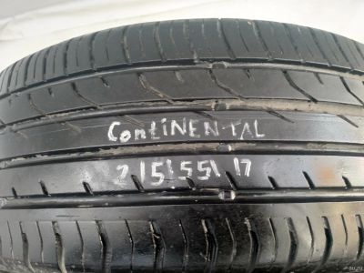 Лот: 12034948. Фото: 1. 215/55 R17 Continental одно. Шины