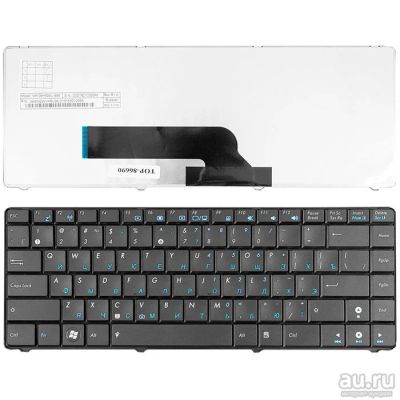Лот: 9528189. Фото: 1. Клавиатура ASUS K40 (US) черная. Клавиатуры для ноутбуков