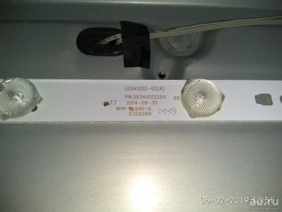 Лот: 13243219. Фото: 1. LED40D12-02(A) panel V400HJ6-PE1... Запчасти для телевизоров, видеотехники, аудиотехники