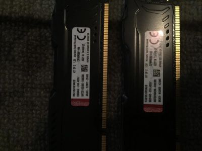 Лот: 5457536. Фото: 1. Kingston hyperx fury 1866 MHz... Оперативная память