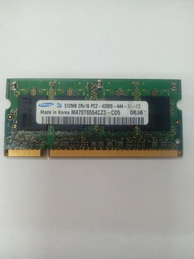 Лот: 12798997. Фото: 1. H36 . DDR2 512MB . Оперативная память