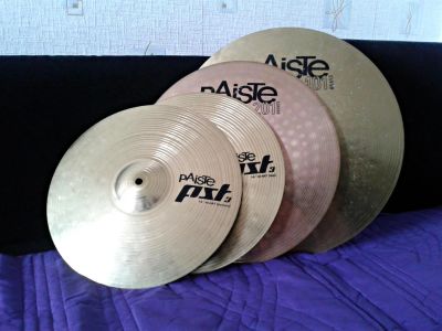 Лот: 2221880. Фото: 1. Набор тарелок Paiste. Ударные