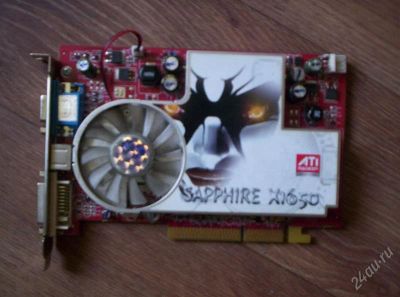 Лот: 1900284. Фото: 1. Видеокарта AGP Sapphire Radeon... Видеокарты