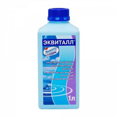Лот: 22358970. Фото: 1. Эквиталл жидкий коагулянт (флакон... Бассейны, аксессуары и комплектующие