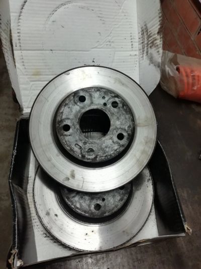 Лот: 14180589. Фото: 1. Диски тормозные Toyota corolla... Тормозная система