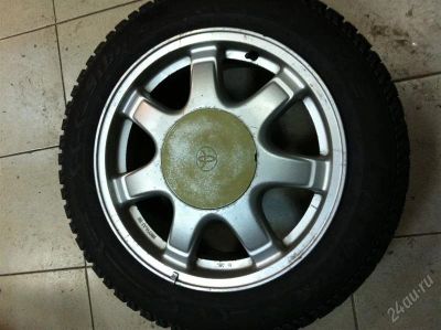 Лот: 1552537. Фото: 1. Комплект литья сток toyota 16... Шины на дисках