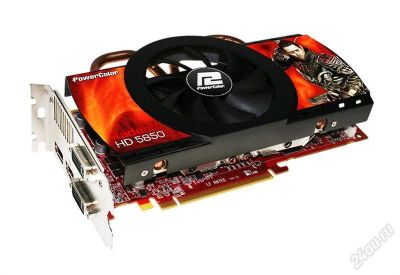 Лот: 1604145. Фото: 1. Powercolor 5850 1gb продажа либо... Видеокарты
