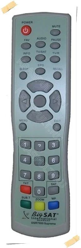 Лот: 15904575. Фото: 1. Пульт BigSAT DSR-7000, DSR-7080... Пульты ДУ