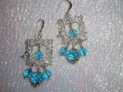 Лот: 1548834. Фото: 1. Серьги ручной сборки "Окно в будущее... Серьги, каффы