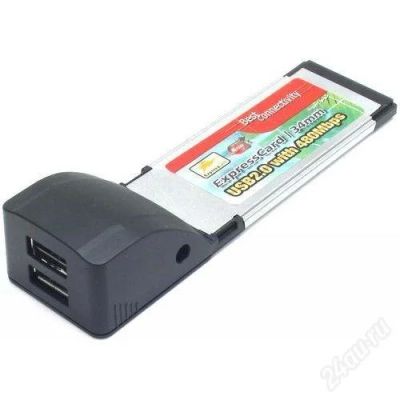 Лот: 1682492. Фото: 1. ExpressCard 34 mm USB 2.0. Платы расширения, контроллеры, доп. порты