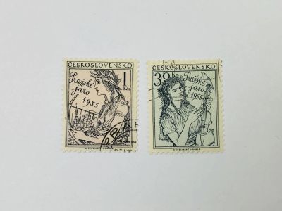 Лот: 23593850. Фото: 1. Пражская весна. Музыка и весна... Марки