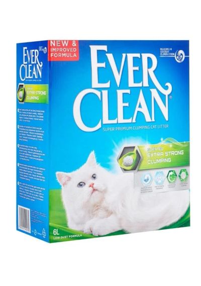 Лот: 4847061. Фото: 1. Наполнитель комкующийся Ever Clean... Миски, лотки, наполнители