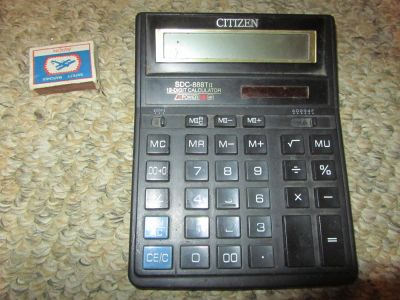 Лот: 7135411. Фото: 1. Калькулятор Citizen SDC-888T На... Калькуляторы