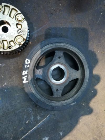 Лот: 17376531. Фото: 1. шкив коленвала nissan MR20DE. Двигатель и элементы двигателя