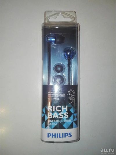 Лот: 9645217. Фото: 1. наушники Philips rich bass SHE3900. Красноярск