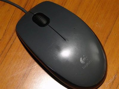 Лот: 2439670. Фото: 1. Мышка Logitech с 1 рубля. Клавиатуры и мыши