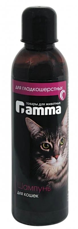 Лот: 15056172. Фото: 1. Шампунь для кошек гладкошерстных... Косметика для животных