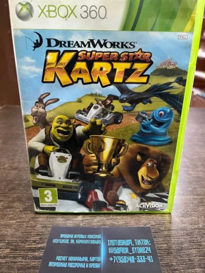 Лот: 18405147. Фото: 1. DreamWorks SuperStar Kartz. Лицензионный... Игры для консолей