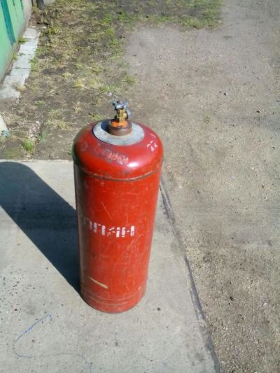 Лот: 9827143. Фото: 1. Газовый баллон 50 литров. Другое (для дачи, дома, огорода, бани, парка)