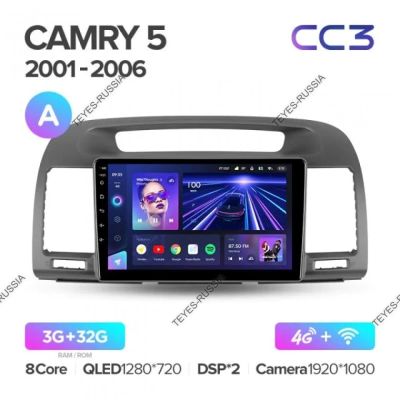 Лот: 20760605. Фото: 1. Магнитола Teyes CC3 Toyota Camry... Автомагнитолы