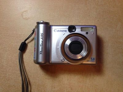 Лот: 4748571. Фото: 1. Фотоаппарат Canon powershot a95. Цифровые компактные