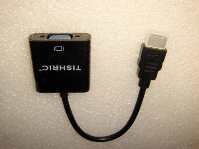 Лот: 10761204. Фото: 1. HDMI - VGA (активный переходник... Шлейфы, кабели, переходники