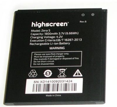 Лот: 14578458. Фото: 1. АКБ для Highscreen Zera S (Rev... Аккумуляторы
