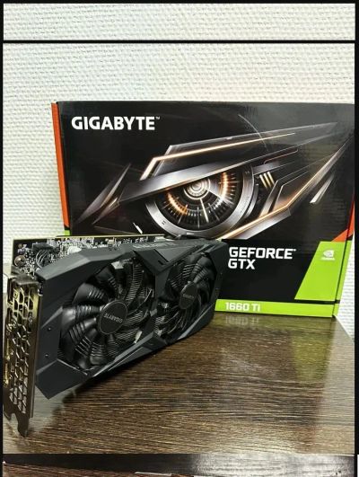 Лот: 24868451. Фото: 1. Игровая видеокарта Gigabyte GeForce... Видеокарты