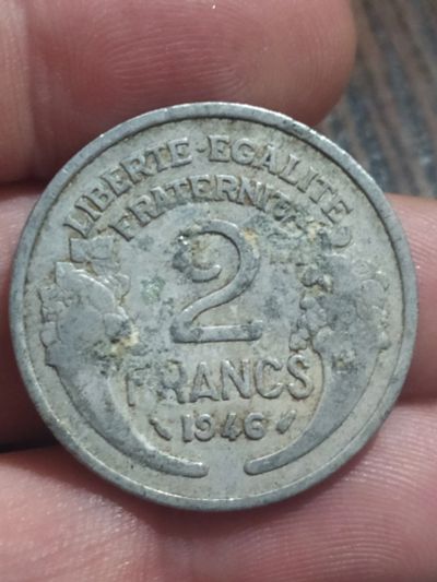 Лот: 18920454. Фото: 1. Франция. 2 франка. 1946г. Европа
