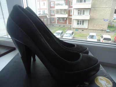 Лот: 6122693. Фото: 1. стильные туфли,натуральная кожа... Туфли