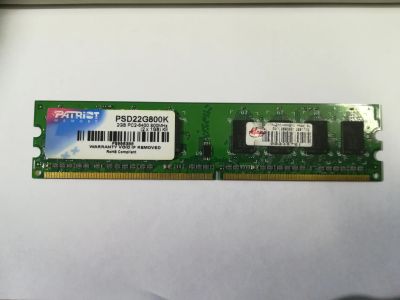 Лот: 15306608. Фото: 1. DDR-II 2Gb PC2-6400 800MHz Patriot... Материнские платы