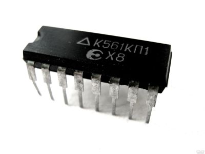 Лот: 14982433. Фото: 1. К561КП1, микросхема, аналог CD4052A. Микросхемы