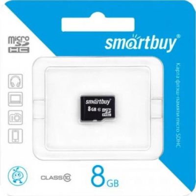 Лот: 10941833. Фото: 1. MicroSD 8 GB Smartbuy 10 class... Карты памяти