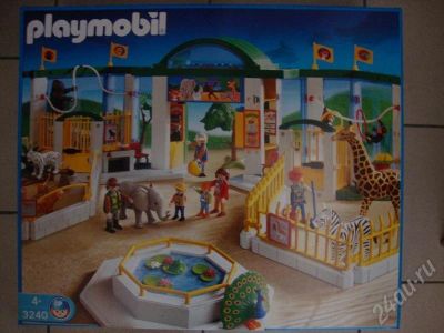 Лот: 440269. Фото: 1. PLAYMOBIL Зоопарк с наполнением. Конструкторы