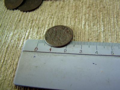 Лот: 7431524. Фото: 1. Полушка 1736 года. Бюджетная с... Россия до 1917 года