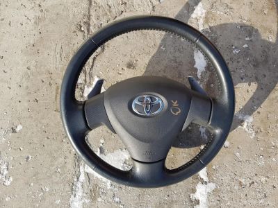 Лот: 11044810. Фото: 1. Руль кожа Fielder nze141 Ractis... Салон