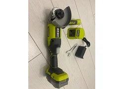 Лот: 18348237. Фото: 1. Ушм аккумуляторная болгарка ryobi. Электроинструмент