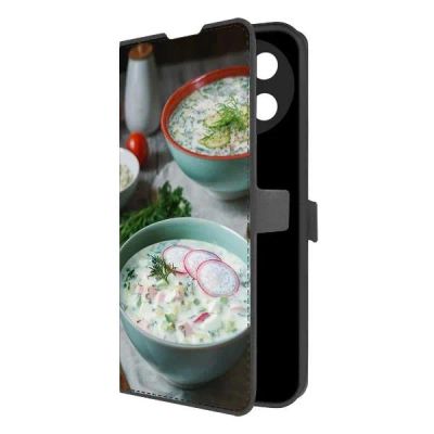 Лот: 25542362. Фото: 1. Чехол Krutoff Eco Book "Окрошка... Чехлы, бамперы