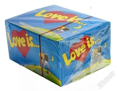 Лот: 1235893. Фото: 1. Блок жевательной резинки Love... Другое (кондитерские изделия, конфеты)