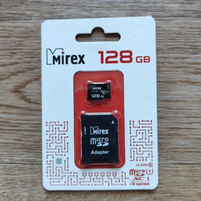 Лот: 25522939. Фото: 1. Карта памяти microsd с переходником... Карты памяти
