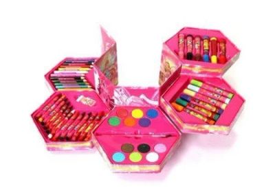 Лот: 12127241. Фото: 1. Набор канцелярии 46 предметов... Конструкторы