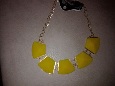 Лот: 7407852. Фото: 1. колье с желтым пластиком. Колье