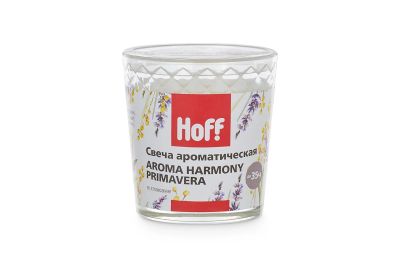 Лот: 23618072. Фото: 1. Свеча в стакане HOFF Aroma Harmony. Свечи
