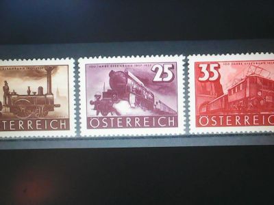 Лот: 10116989. Фото: 1. Австрия 1937 Железная дорога... Марки