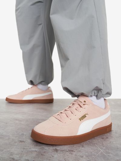 Лот: 25370467. Фото: 1. Кеды женские PUMA Club II, Бежевый. Кеды, кроссовки, слипоны
