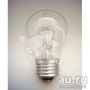 Лот: 17219773. Фото: 1. Лампа накаливания 60Вт Е27 ЛИСМА. Лампочки
