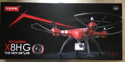 Лот: 16054276. Фото: 1. Квадрокоптер SYMA X8HG с камерой... Квадрокоптеры