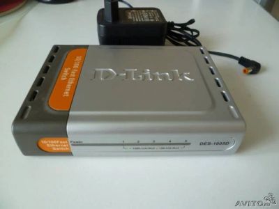 Лот: 5194589. Фото: 1. коммутатор dlink des-1005d. Коммутаторы